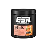 ESN AMINOS, Peach Iced Tea, 400 g, feines Amino-Pulver mit essentiellen Aminosäuren & Astragin, 3,2 g Leucin pro Portion, ideale Löslichkeit, vegan - made in Germany
