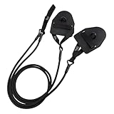 Tyron Latex-Zugseil mit Handpaddles (hoher Widerstand) | Zugseil | Schwimmtraining mit Handpaddles | Armzug-Training für Schwimmer und Triathleten