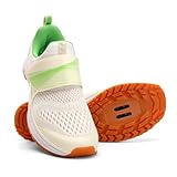 KOFUBOKE Damen Indoor Fahrradschuhe SPD Cleats Kompatibel Bequem Und Atmungsaktiv Rennradschuhe, Beige/Grün, 40 EU