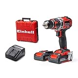 Einhell Professional Akku-Schlagbohrschrauber TP-CD 18/50 Li-i BL Kit Power X-Change (18 V, Brushless, 50 Nm, Schlagbohrfunktion, inkl. 2x 2,0 Ah Akkus + Ladegerät)