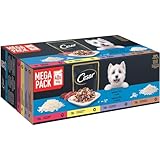 Cesar Selektion in Gelee Premium Hunde Nassfutter für Senior 10+ im Portionsbeutel Getreidefrei mit Superfoods in 4 Varietäten Megapack 40x100g