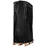 XXL Schutzhaube 250x130x90 cm - Universal Abdeckhaube für Paletten Gitterbox Grill Strandkörbe Gartenmöbel - wasserdichte PE Schutzhülle - Extra Hoch - UV-beständig
