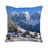 ERRTU Kissenbezug 40x40 cm,St. Magdalena oder Santa Maddalena mit Seiner charakteristischen,Dekokissen Kissenbezüge Deko Kissen Bezug Wohnzimmer Zierkissen für Sofa Stuhl Bett Garten