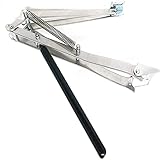 Leafy Creations. Gewächshaus-Fensteröffner Automatisch. Zubehör für Frühbeete und Gewächshausfenster. Doppelfeder Hubkraft 7kg. Automatischer Fensteröffner für Gewächshäuser. (Silber)