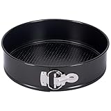 HomeMall 26 cm Springform Backform auslaufsicher mit Antihaftbeschichtung – Rundkuchenform für Käsekuchen, Torten und Desserts