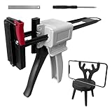 Zahnpastatube, Klebepistole, Tube, Quetschmaschine, 704 Silikon, manuelle Klebepistole, Universal-Extruder, arbeitssparende Spritzklebepistole für Aluminiumrohrkleber