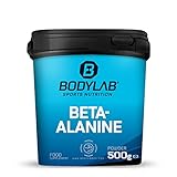 Bodylab24 Beta-Alanine 500g, 100% reines Beta-Alanin-Pulver, ohne weitere Zusatzstoffe
