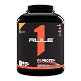 Rule One Proteins, R1 Protein - Lightly Salted Caramel, 25g Fast-Acting, Super-Pure 100% Isolate and Hydrolysate Protein Powder with 6g BCAAs for Muscle Growth and Recovery, 5lbs