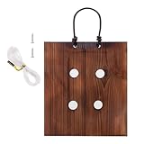 Ylnailky Staghorn Fern Montageset | Wandmontagebrett Für Hirschgeweihfarne Im Innenbereich - Landhaus Pflanzenhalter Für Treppenhaus Terrasse Flur Wohnzimmer Garten