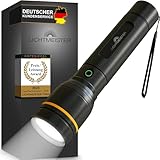 LICHTMEISTER® Taschenlampe (1000 Lumen, 4000 mAh Akku) - Taschenlampe LED aufladbar - LED Taschenlampe extrem Hell