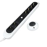 UNITEC Steckdosenleiste mit Funkfusstretschalter