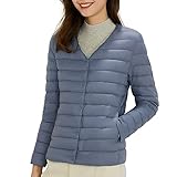 ZTFYKLIN Alle Angebote Damen Jacken Übergangsjacken Winter Jacket Damen Dünner Steppmantel Damen Winterjacke Mantel Damen Damen Mantel Fleece Regenjacke Für Fahrrad Summer Must Haves