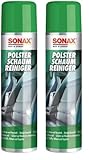 SONAX PolsterSchaumReiniger (400 ml) entfernt fasertief selbst hartnäckige Verschmutzungen aus Polstern, Teppichen und anderen Geweben | Art-Nr. 03062000 (Packung mit 2)