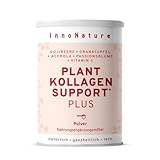 InnoNature Plant Kollagen Support Plus | aus Gojibeere + Granatapfel + Acerola + Passionsblume | 300g, Pulver, vegan