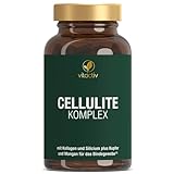 VITACTIV Cellulite Komplex – Bindegewebe Kapseln Hochdosiert - mit Kollagen, Aminosäuren, natürlichem Bambus-Silicium und Vitaminen, 90 Kapseln