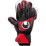 uhlsport Powerline Soft Flex Frame Fußball Kinder und Erwachsene Torwarthandschuhe Unisex - Torhüter-Handschuhe mit Fingerschutz, 5.5