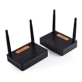 measy Wireless HD Extender Full HD 1080p Wireless HD Sender und Empfänger wifi zum Streamen von Audio-Video von PC, DVD, Playern usw. auf Fernseher und Projektoren (FHD676)