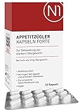 N1 Appetitzügler FORTE - Medizinprodukt zur Behandlung von starkem Übergewicht - Diät, Appetitzügler stark schnelles Abnehmen, Abnehmen Tabletten schnell, 42 Kapseln