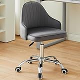 BHANIVLOT Ergonomischer Bürostuhl, Samt-Bürostuhl mit Rollen, Schreibtischstühle, Seitenstuhl mit hoher Rückenlehne, Verstellbarer, drehbarer Büro-Schreibtischstuhl Stabilize