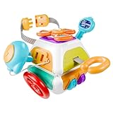 Montessori Spielzeug, 9 in 1 Busy Activity Cube Baby Motorikwürfel ab 1 2 Jahr Mädchen Junge, Sensorik Spielzeug Feinmotorische Fähigkeiten Lernspielzeug, Busy Cube Activity Würfel für 18 Monate+