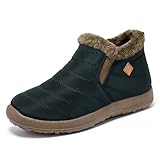 Generisch Damen Winterstiefeletten mit Futter, isoliert, hoch, warm, für kaltes Wetter, zum Wandern im Freien (Blue, 45)