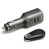 Technaxx TX-100 Auto,- Wohnmobil-, Boots-Alarm/ Mobiler Mini Alarm mit Bewegungserkennung + Fernbedienung und Autoladegerät - 2x USB, 6 Tage Standby, 110db Alarm Sound zur Abschreckung