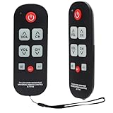 YANGUN Universelle TV-Fernbedienung mit Großer Taste für ältere Menschen, Senioren Fernbedienungs, Universal Fernbedienung Fernseher, Einfache Einrichtung, für TV, LCD, Arbeitszimmer