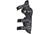 O'NEAL | Knieprotektor | Motocross Enduro | Hartplastikschale im Carbon Look, mit Thermoschaum gepolstert | PUMPGUN MX Carbon Knee Guard | Erwachsene | Schwarz | One Size