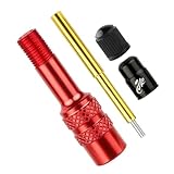 BUGUUYO Aluminium Fahrradventil Adapter Verlängerung mit Sicherem Sitz Schnellem Anschluss und Erweiterter Reichweite Kompatibel mit Mountain Rennrädern Leichter Ventilkonverter für