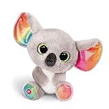 NICI Glubschis: Das Original – Koala Miss Crayon 15 cm – Kuscheltier mit großen Augen – Flauschiges Plüschtier mit Glitzeraugen – Schmusetier für Kuscheltierliebhaber – 46319