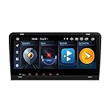 XTRONS 8.8 Zoll Android 12 Autoradio Octa Core 8+128 QLED 1280 * 480 IPS Bildschirm Eingebauter CarAutoPlay Android Auto 4G LTE ROHM DSP Optional OBD DVR DAB+ TPMS Für Audi A3/S3/RS3