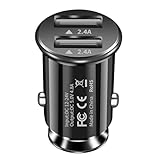 Zigarettenanzünder USB Ladegerät, 24W/4.8A Usb Zigarettenanzünder Adapter 2-Port USB Auto Adapter Kfz Ladegerät Autoladegerät Zigarettenanzünder für USB-Kompatible Geräte für iPhone, iPad Air, Samsung
