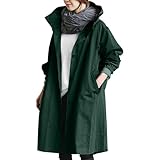 Damen Parka Winter Sale, Steppjacke Damen, Windbreaker Damen Leicht Trenchcoat Langer Mantel Herbst Winddichter Jacke Kapuzenjacke Damenmantel Windjacke Übergangsmantel Jeansjacke Damen Kurz