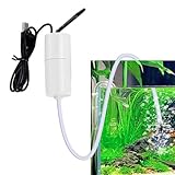 USB-Aquariumpumpen, wiederaufladbare Fisch-Sauerstoffpumpe, tragbar für den Außenbereich, Aquarium-Luftpumpen-Zubehör für Angeln, Zuhause, Fahrzeug, Fischmarkt, LKW