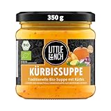 Little Lunch Bio Kürbissuppe | 100% Bio-Qualität | Vegetarisch | Ohne zugesetzten Zucker | Glutenfrei | Keine künstlichen Zusätze | Ohne Geschmacksverstärker | 350ml