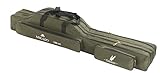 Mikado Rutentasche 2/3 Fächern Rutenfutteral Angeltasche 7 Varianten! 1,2-1,6m (120cm/2 Kammern/UWD-12002G-120)