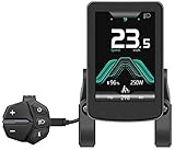E-Bike Display für Bafang Mittelmotor BBS02B und BBS01 3,5 Zoll mit 9 Stufen Tretunterstützung für eBike Umbausatz