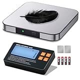 Digitale Küchenwaagen, Waage Küchenwaage 15KG Hochpräzise 1G, Lebensmittelwaage Digitalwaage mit Hintergrundbeleuchtetem LCD Display,Salz- und Pfeffermühlen-Set (1g-5kg)