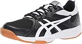 ASICS Upcourt Squashschuhe für Damen, Schwarz/Weiß, 42 EU