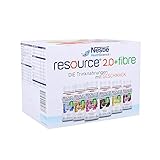 resource® 2.0+fibre ist eine hochkalorische Trinknahrung mit hochwertigem Milcheiweiß und löslichen Ballaststoffen | Glutenfrei & Lactosearm | Probe-Set, 6 Sorten mit je 200 ml