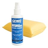 Gewo HydroTec Tischtennis Reinigungsset für Beläge, Grip Spray mit saugfähigem Reinigungsschwamm, Lösungsmittelfreier Tischtennis Belagreiniger 100ml, bewahrt die Griffigkeit von Belägen