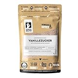 Bremer Gewürzhandel Vanillezucker, gemahlen, Zucker & gemahlene Natur-Vanille zum Kochen und Backen, 100g