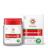 Vitals - Vitamin B12 500 mcg 100 Lutschtabletten mit 250 mcg Methylcobalamin und 250 mcg Adenosylcobalamin.