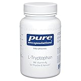 Pure Encapsulations - L-Tryptophan - Aminosäuren - Mit Vitamin B6 Für Normale Funktion von Psyche und Nerven - 60 Kapseln