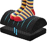 Foot Rest Under Desk - Desk Foot Rest with 2 Adjustable Heights - Ergonomic Footrest for Office Chair & Gaming Chair - Foot Stool for Home Airplane Car