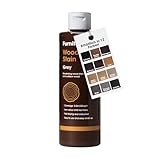 Furniture Clinic Holz-Beize und Moebel-Lasur (Grau). Ungiftig. Hochkonzentrierte Holzbeize. Schnelltrocknend. Beize für alle Holzarten im Innen und Außenbereich 500 ml