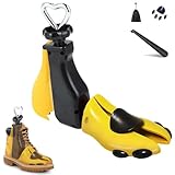 Vencipo Schuhspanner für Herren, Stiefelspanner für Damen mit Schuhlöffel, 4-Wege Verstellbarer Unisex Schuhdehner Schuhweiter für Breiten Füßen, Dehnbar in Breite und Länge.(1 Stück, 37-43)