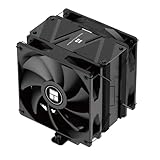 Thermalright Burst Assassin 120 EVO DARK CPU-Luftkühler Gebürstetes Schwarzes Oberteil, 6 Heatpipes mit PWM Quiet Fan CPU-Kühler, für AM4/AM5/Intel 1851/1700/1150/1151/1200(BA120 EVO DARK)