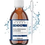 1000ml Chlordioxid-Lösung 0,3% – CDL/CDs in Braunglasflasche & HD-PE Pipette zum Tropfen (1 Liter)