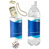 Wasserflasche Mit Versteck - Wasserflasche Als Versteck Wasserflasche Geldbehälter 7 X 25 Cm,Wasserflasche Mit Geldversteck,Geldversteck Geheimversteck,für Schlüssel,Bargeld Und Wertsachen